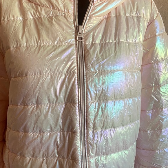 TORRID  Iridescent Pink Puffer Jacket - Picture 3 of 10